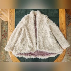 Free People Faux Fur jacket size small